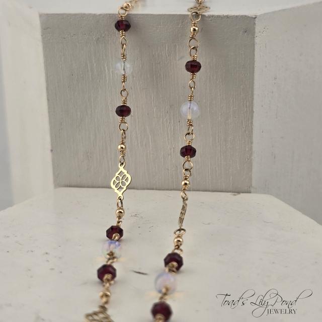 mgmpasos garnet & opal 14k gold 9/14/2025