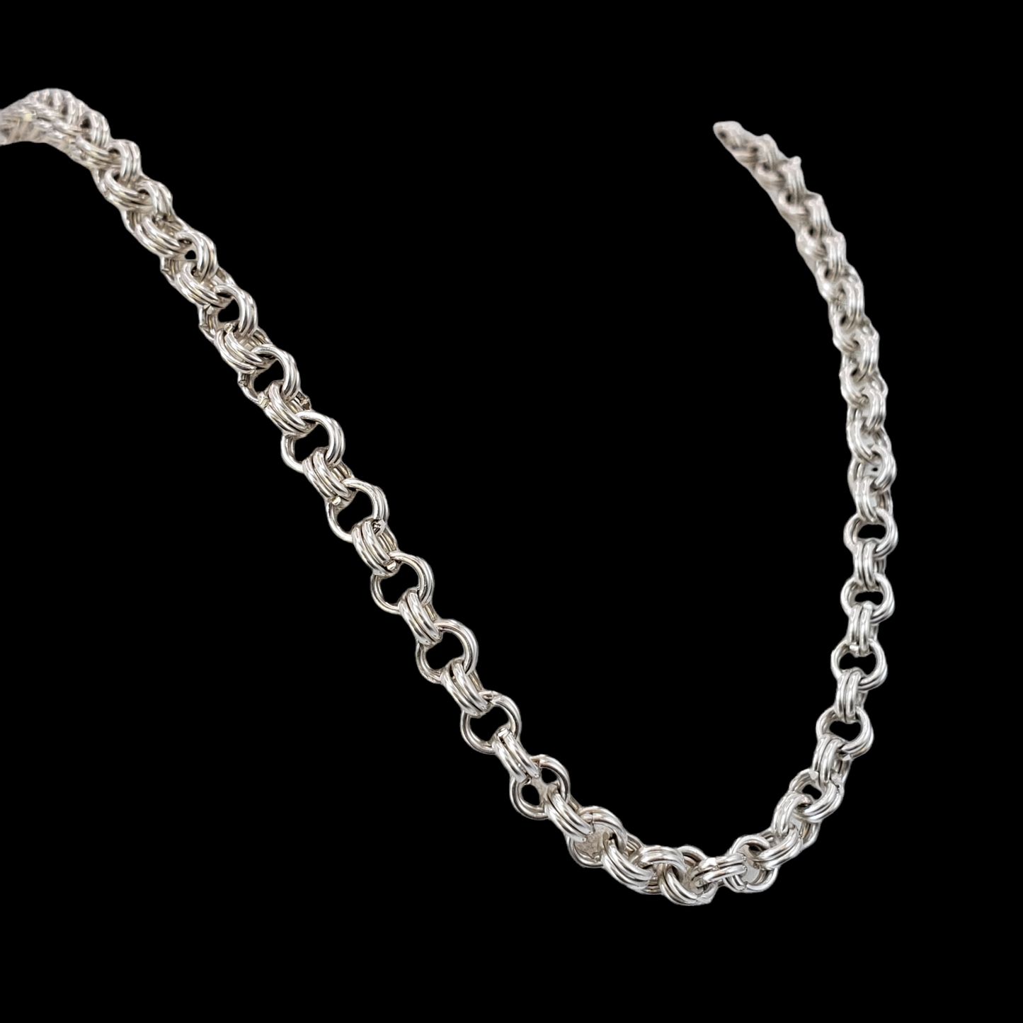 925 Sterling silver artisan handmade chain