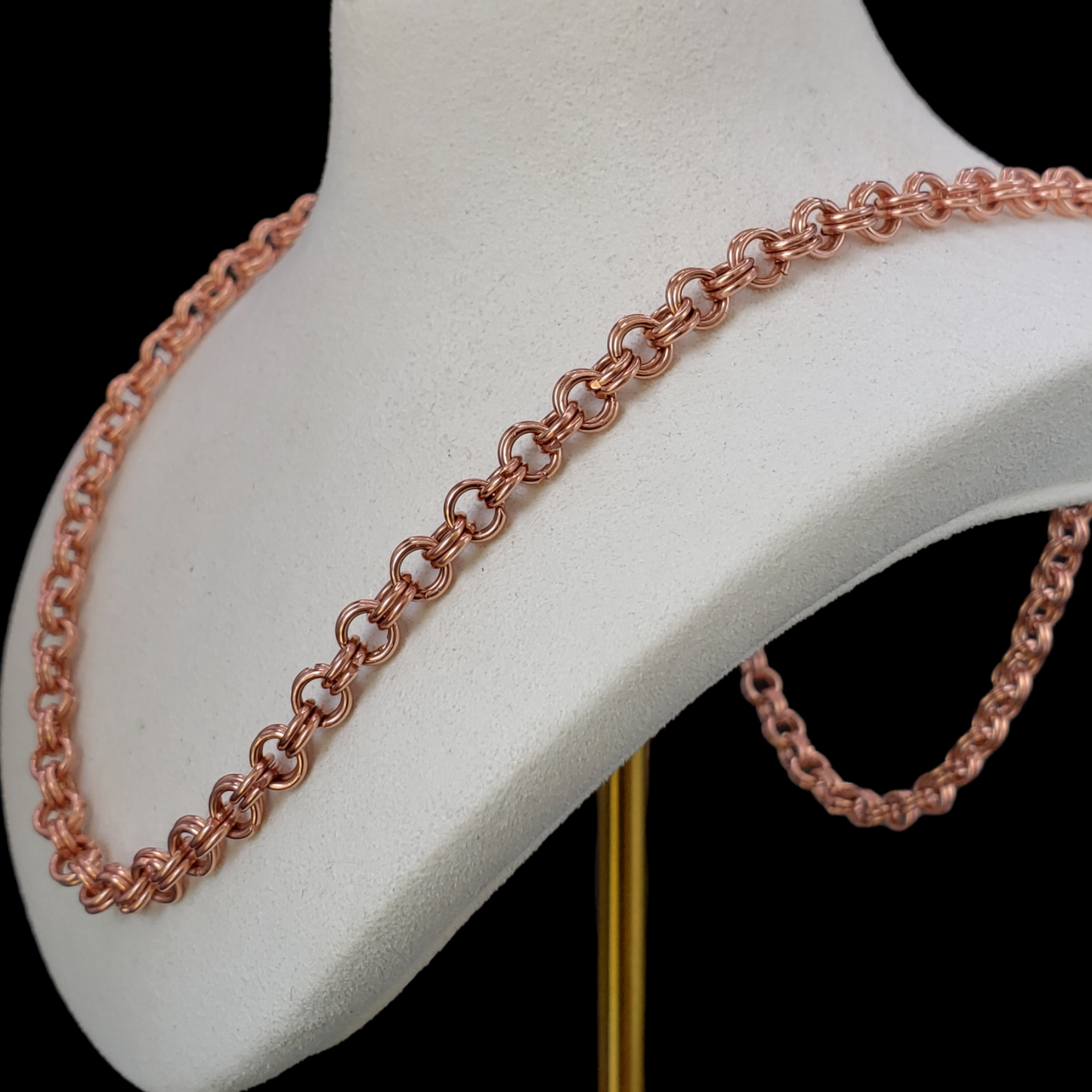 Solid copper chain for copper jewelry